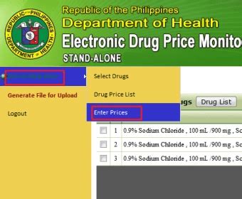 pmis doh gov ph login|Electronic Drug Price Monitoring System.